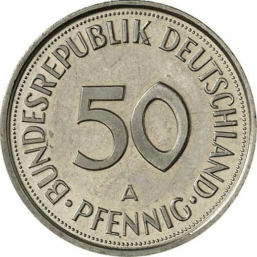 Anverso 50 Pfennige 1993 A - valor de la moneda  - Alemania, RFA