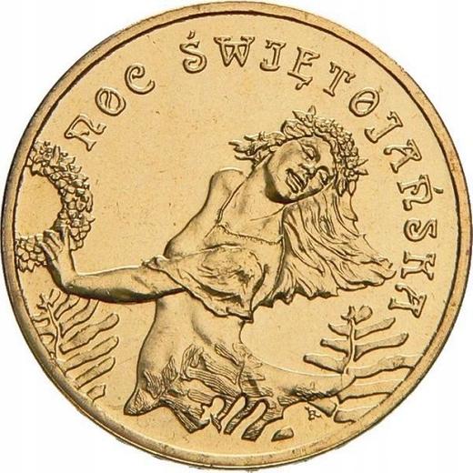 Реверс монеты - 2 злотых 2006 года MW "Иван Купала" - цена  монеты - Польша, III Республика после деноминации