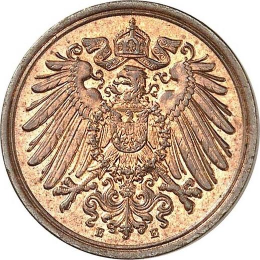 Reverso 1 Pfennig 1895 E "Tipo 1890-1916" - valor de la moneda  - Alemania, Imperio alemán