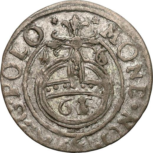 Anverso Poltorak 1661 GBA "Inscripción 61" - valor de la moneda de plata - Polonia, Juan II Casimiro
