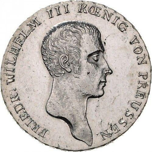 Аверс монеты - Талер 1816 года A "Тип 1809-1816" - цена серебряной монеты - Пруссия, Фридрих Вильгельм III