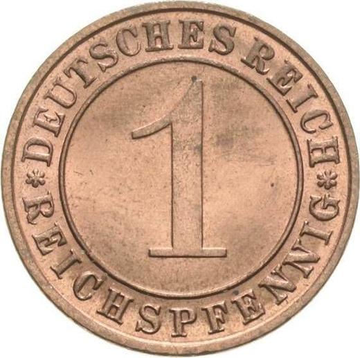 Anverso 1 Reichspfennig 1936 D - valor de la moneda  - Alemania, República de Weimar