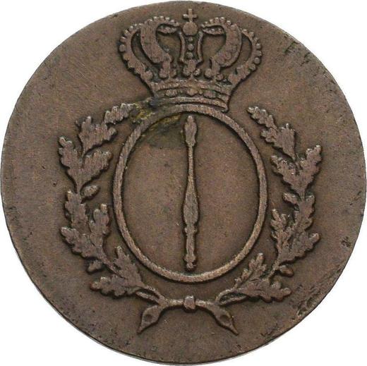 Аверс монеты - 1 пфенниг 1814 года A - цена  монеты - Пруссия, Фридрих Вильгельм III