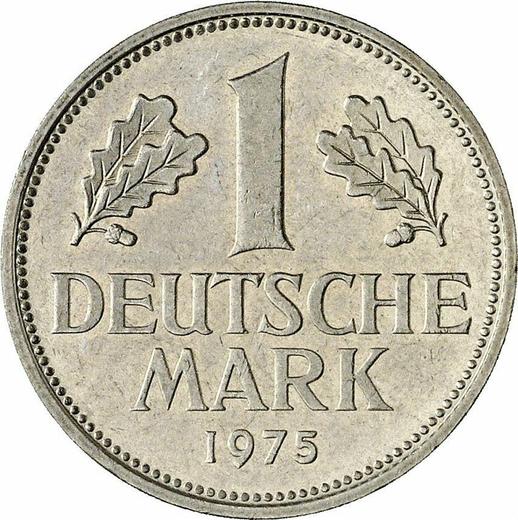Obverse 1 Mark 1975 J -  Coin Value - Germany, FRG