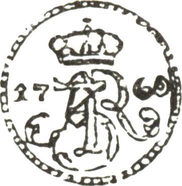 Anverso Szeląg 1760 "de Gdansk" - valor de la moneda  - Polonia, Augusto III