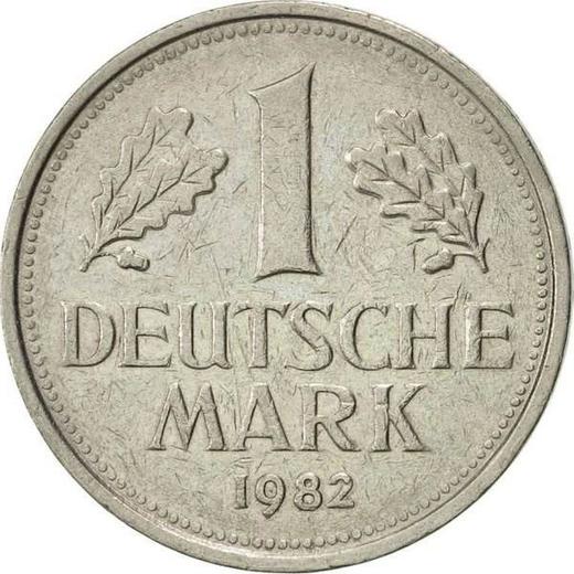 Obverse 1 Mark 1982 G -  Coin Value - Germany, FRG