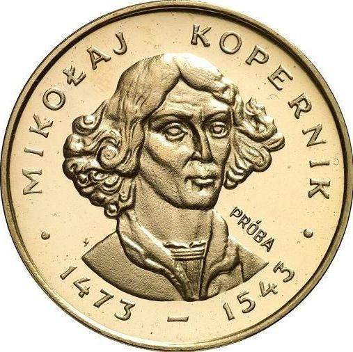 Реверс монеты - Пробные 100 злотых 1973 года MW SW "Николай Коперник" Золото - цена золотой монеты - Польша, Народная Республика