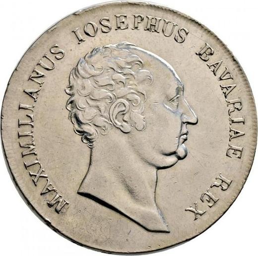 Anverso Tálero 1823 "Tipo 1809-1825" - valor de la moneda de plata - Baviera, Maximilian I