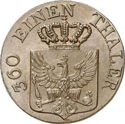 Аверс монеты - 1 пфенниг 1836 года A - цена  монеты - Пруссия, Фридрих Вильгельм III