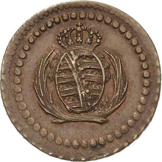 Awers monety - 1 fenig 1807 H - cena  monety - Saksonia, Fryderyk August I
