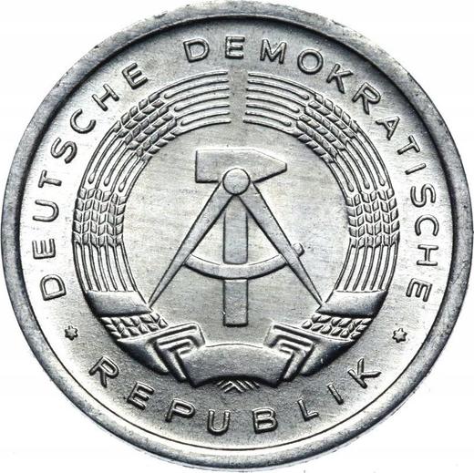 Reverso 1 Pfennig 1982 A - valor de la moneda  - Alemania, República Democrática Alemana (RDA)