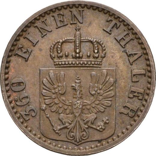 Аверс монеты - 1 пфенниг 1873 года B - цена  монеты - Пруссия, Вильгельм I
