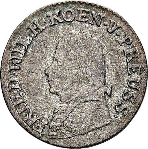 Anverso 1 Kreuzer 1806 A "Silesia" - valor de la moneda de plata - Prusia, Federico Guillermo III
