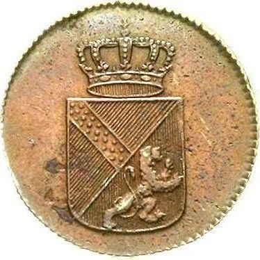 Аверс монеты - 1 крейцер 1809 года - цена  монеты - Баден, Карл Фридрих