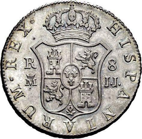 Реверс монеты - 8 реалов 1813 года M IJ "Тип 1812-1814" - цена серебряной монеты - Испания, Фердинанд VII