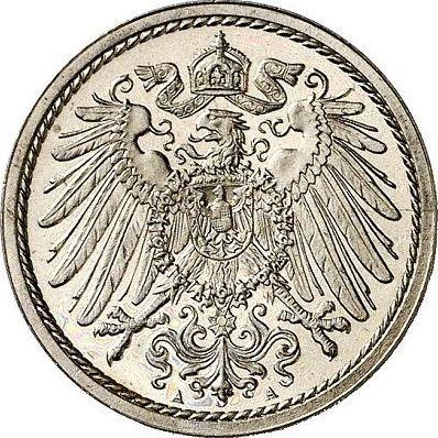 Reverso 5 Pfennige 1906 A "Tipo 1890-1915" - valor de la moneda  - Alemania, Imperio alemán