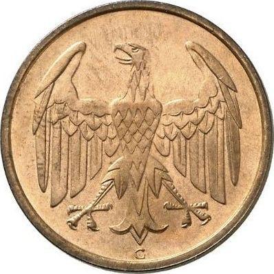 Аверс монеты - 4 рейхспфеннига 1932 года G - цена  монеты - Германия, Bеймарская республика