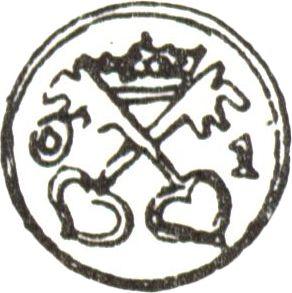 Реверс монеты - Денарий 1601 года "Тип 1587-1614" - цена серебряной монеты - Польша, Сигизмунд III Ваза