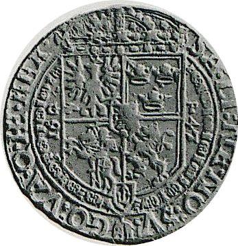 Reverso Medio tálero 1647 GP "Tipo 1640-1647" - valor de la moneda de plata - Polonia, Vladislao IV
