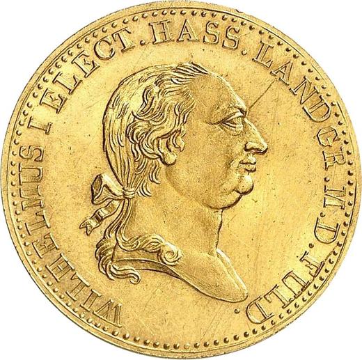 Аверс монеты - 5 талеров 1819 года - цена золотой монеты - Гессен-Кассель, Вильгельм I