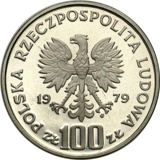 Anverso Pruebas 100 eslotis 1979 MW "Ludwik Zamenhof" Níquel - valor de la moneda  - Polonia, República Popular