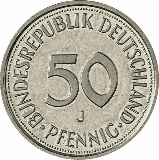 Аверс монеты - 50 пфеннигов 1996 года J - цена  монеты - Германия, ФРГ