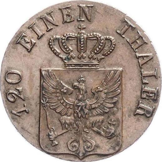 Anverso 3 Pfennige 1828 A - valor de la moneda  - Prusia, Federico Guillermo III