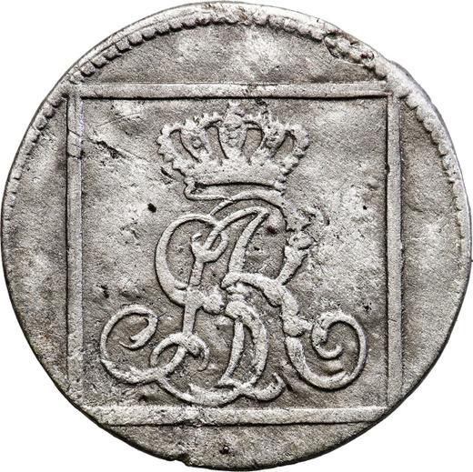 Anverso Grosz de plata (1 grosz) (Srebrnik) 1768 FS - valor de la moneda de plata - Polonia, Estanislao II Poniatowski