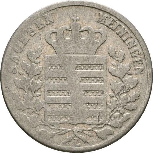 Awers monety - 6 krajcarów 1835 L - cena srebrnej monety - Saksonia-Meiningen, Bernard II