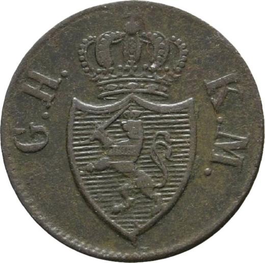 Awers monety - 1 halerz 1846 - cena  monety - Hesja-Darmstadt, Ludwik II