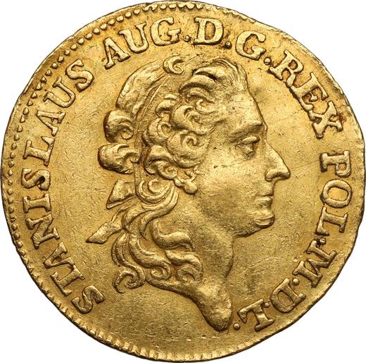 Аверс монеты - Дукат 1791 года EB "Тип 1779-1795" - цена золотой монеты - Польша, Станислав II Август