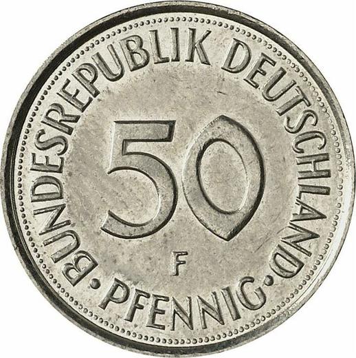 Аверс монеты - 50 пфеннигов 1992 года F - цена  монеты - Германия, ФРГ
