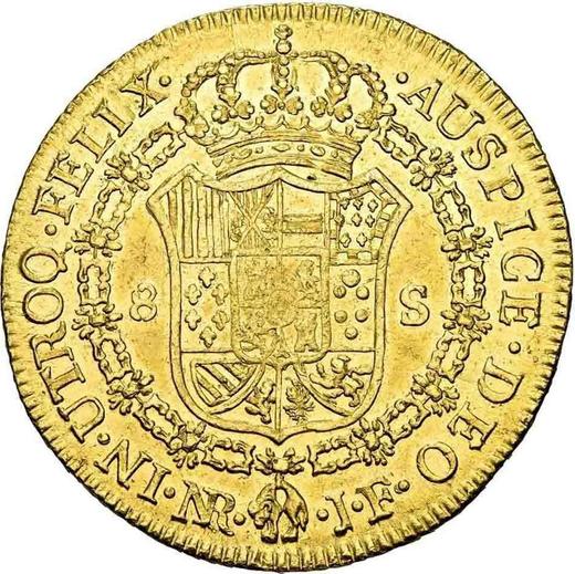 Reverso 8 escudos 1812 NR JF - valor de la moneda de oro - Colombia, Fernando VII