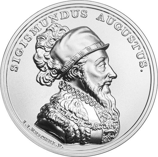 Reverso 50 eslotis 2017 MW "Segismundo II Augusto" - valor de la moneda de plata - Polonia, República moderna