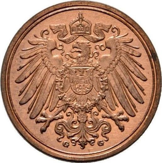 Reverse 1 Pfennig 1903 G "Type 1890-1916" -  Coin Value - Germany, German Empire