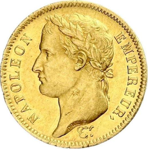 Awers monety - 40 franków 1812 A "Typ 1809-1813" Paryż - Francja, Napoleon I
