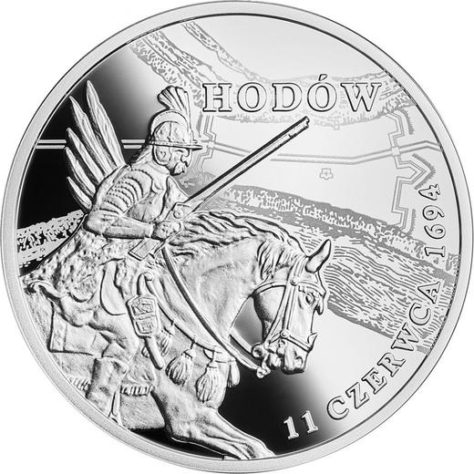 Reverso 20 eslotis 2018 "Batalla de Hodów" - valor de la moneda de plata - Polonia, República moderna