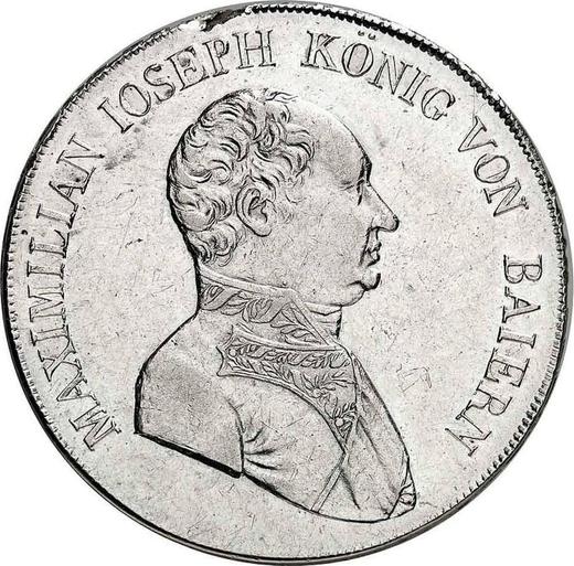 Anverso Tálero 1813 "Tipo 1807-1825" - valor de la moneda de plata - Baviera, Maximilian I