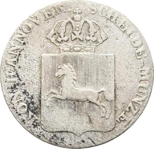 Awers monety - 1/24 thaler 1843 A - cena srebrnej monety - Hanower, Ernest August I