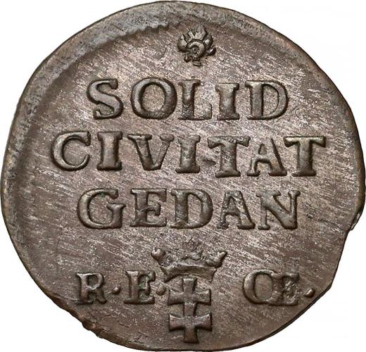 Реверс монеты - Шеляг 1765 года REOE "Гданьский" - цена  монеты - Польша, Станислав II Август
