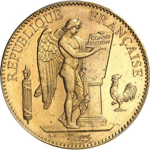 Аверс монеты - 100 франков 1912 года A "Тип 1878-1914" Париж - цена золотой монеты - Франция, Третья республика