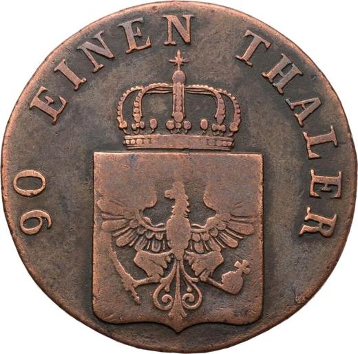 Obverse 4 Pfennig 1843 A -  Coin Value - Prussia, Frederick William IV