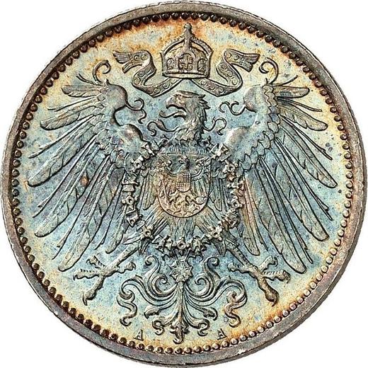 Reverso 1 marco 1898 A "Tipo 1891-1916" - valor de la moneda de plata - Alemania, Imperio alemán