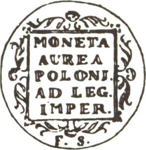 Rewers monety - Dukat 1767 FS "Postać króla" - cena złotej monety - Polska, Stanisław II August
