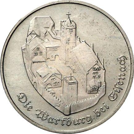 Anverso 5 marcos 1983 A "Castillo de Wartburg" - valor de la moneda  - Alemania, República Democrática Alemana (RDA)