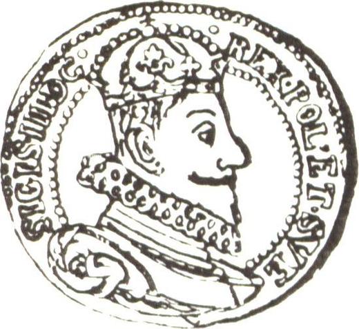 Awers monety - Dukat 1611 "Typ 1609-1613" - cena złotej monety - Polska, Zygmunt III