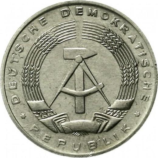 Reverso 5 Pfennige 1975 A Acero cromado - valor de la moneda  - Alemania, República Democrática Alemana (RDA)