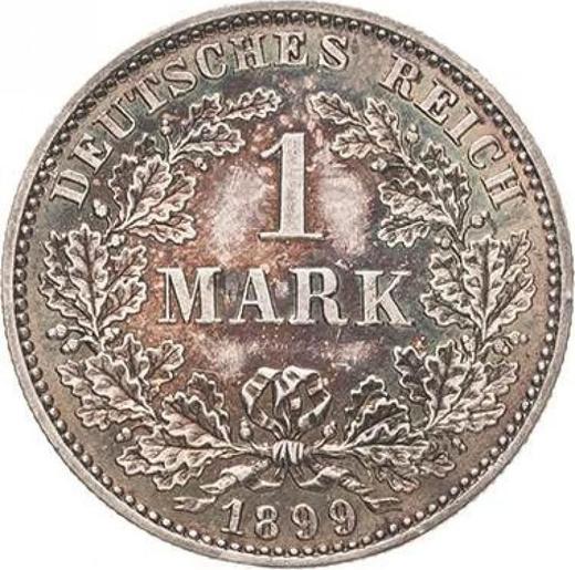 Avers 1 Mark 1899 E "Typ 1891-1916" - Silbermünze Wert - Deutschland, Deutsches Kaiserreich