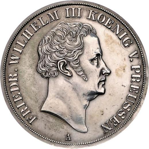 Awers monety - Dwutalar 1841 A - cena srebrnej monety - Prusy, Fryderyk Wilhelm III