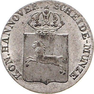 Awers monety - 1/24 thaler 1839 A - cena srebrnej monety - Hanower, Ernest August I